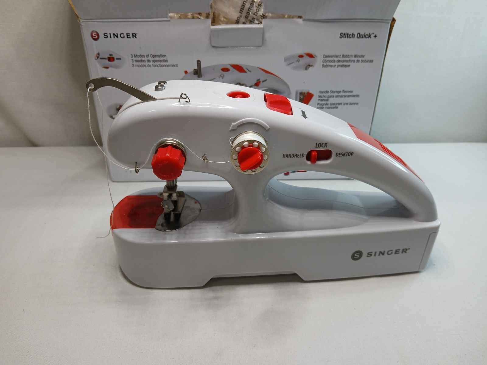 SINGER Stitch Quick + CORDLESS PORTABLE MENDING MACHINE SEWING