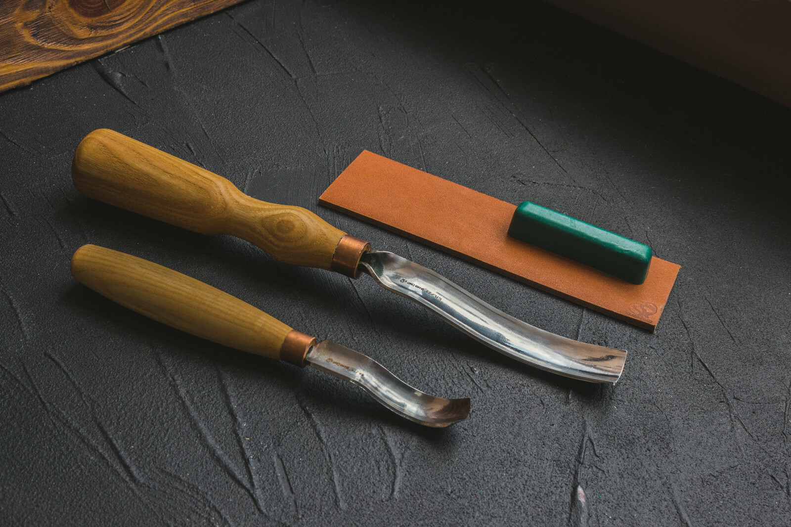 Set of Bent Gouges BeaverCraft