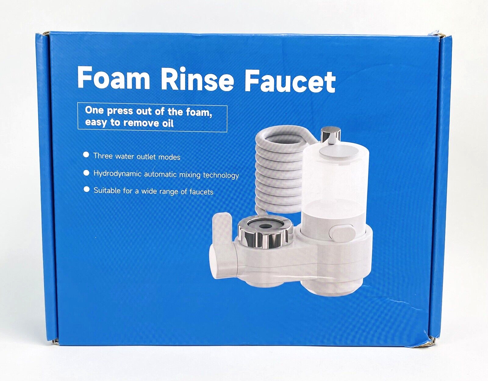Foam Rinse Extender Faucet Sprayer Attachment, Foam Rinse Faucet