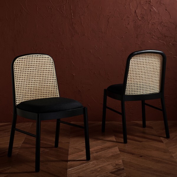 Safavieh ANNMARIE RATTAN BACK CHAIR, Reduced Price 2172744249 SFV4129A-SET2
