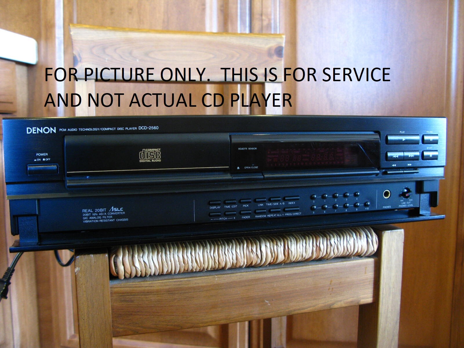 Denon DCD-1520 DCD-1560 Modification Audiophile opamp replacement Repair Service