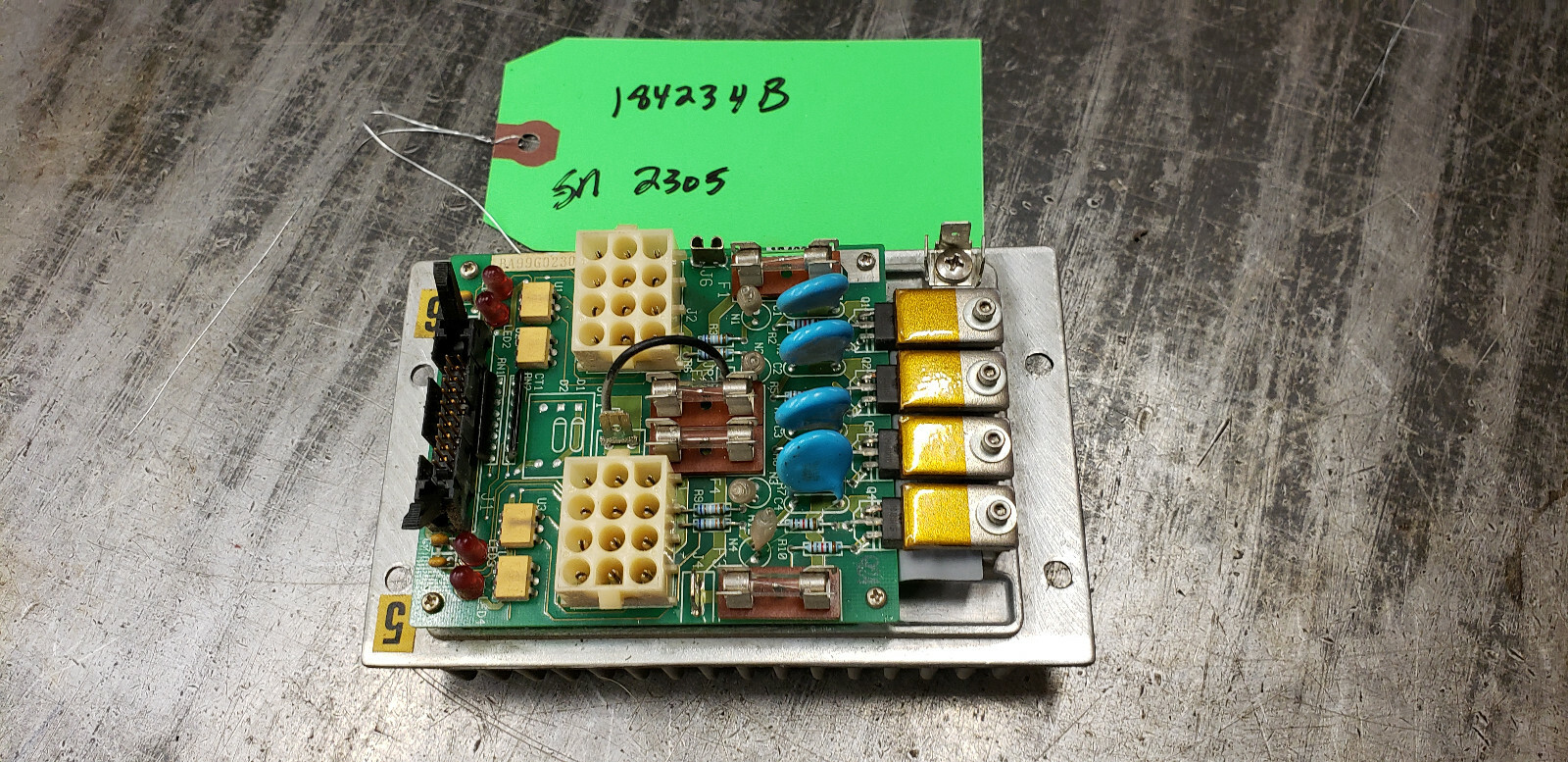 Nordson 184234B Glue Tank Board  3500 Hot Melt, s/n BA99G02305.    shelf q1 blue