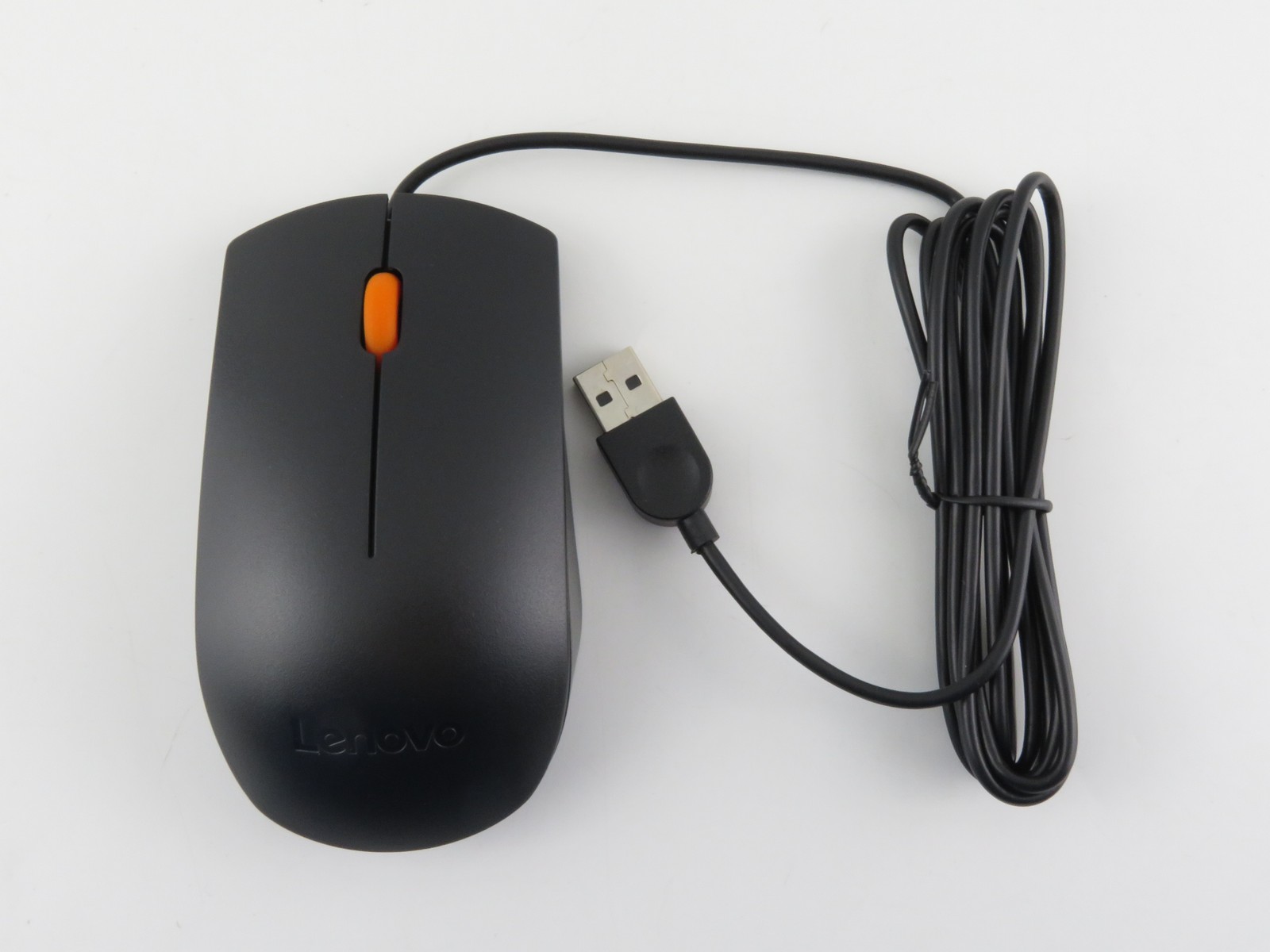 00PH131 Lenovo 300 USB Mouse Black Orange Wheel