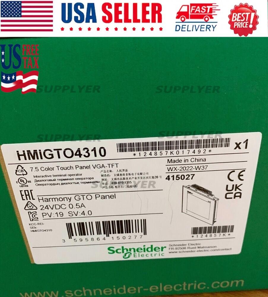 Schneider HMIGTO4310 Touch Screen HMIGTO4310 Brand New In Box Fast Shipping