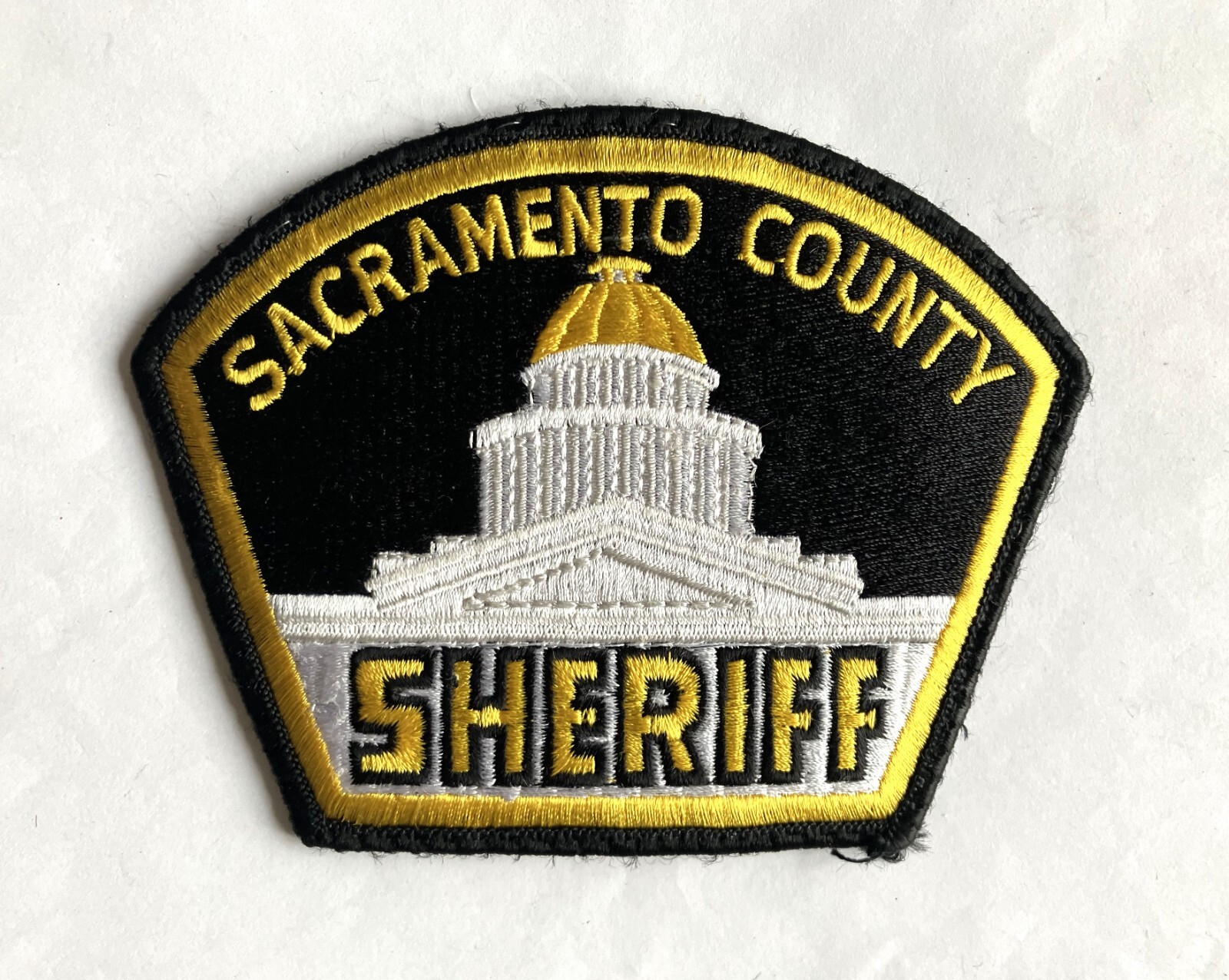 Obsolete Sacramento County Sheriff patch, California
