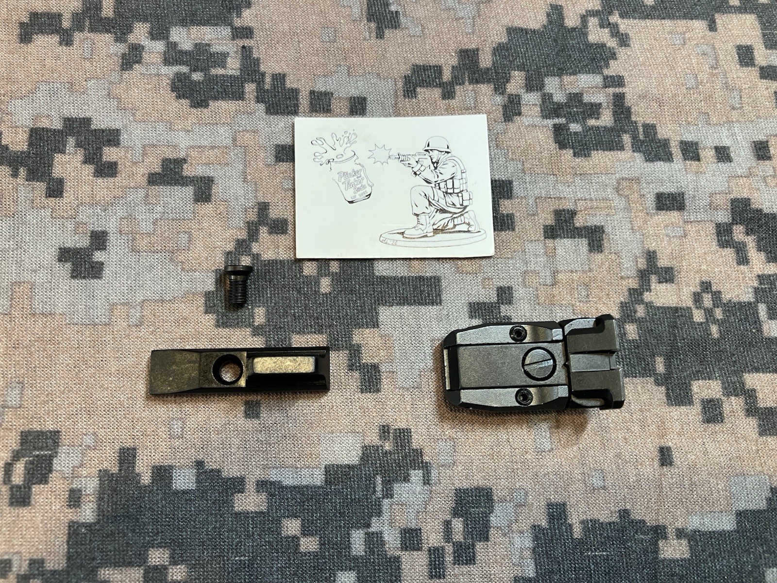 Ruger Mark IV Adjustable Rear Sight and Fixed Front Sight