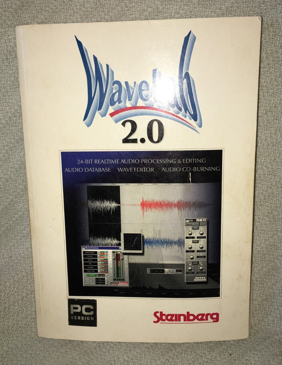 Steinberg Wavelab 2.0 PC Version Soft Back Book
