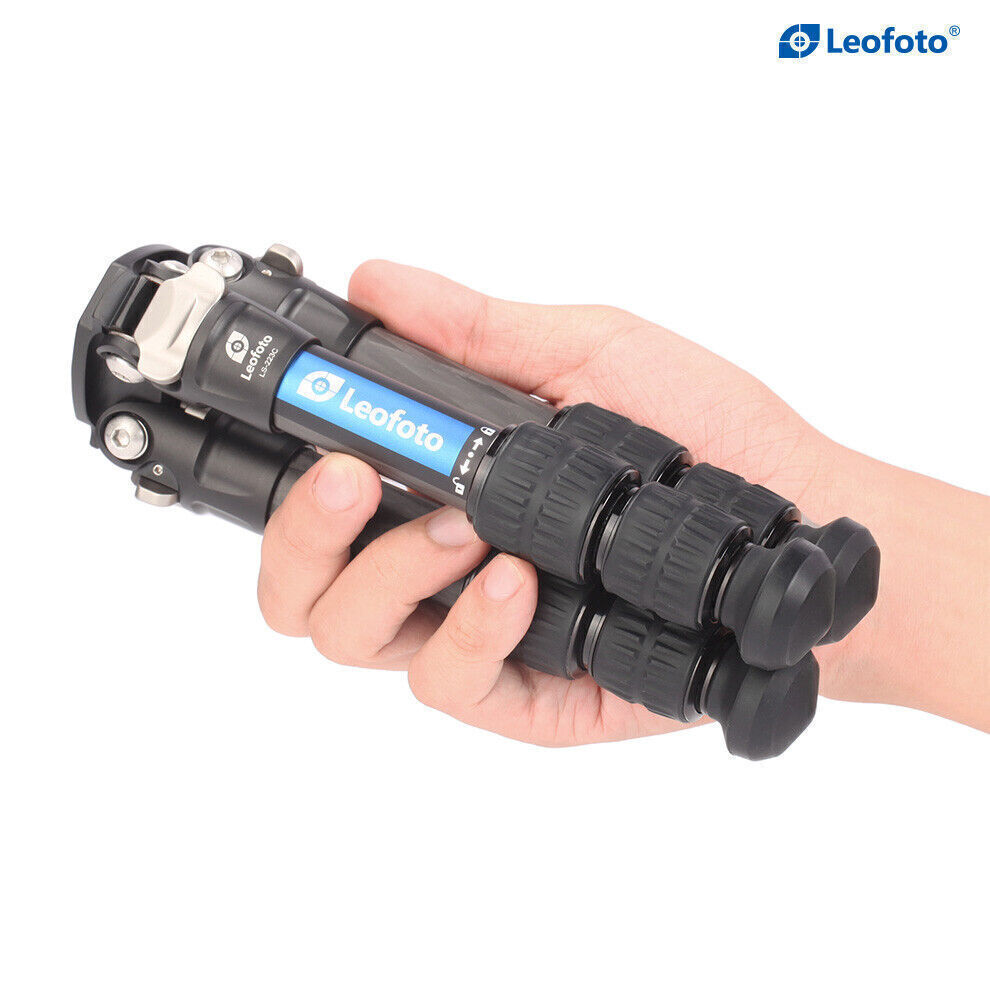Leofoto LS-223C+LH-25 Tripod with ball head Portable Mini Carbon Fiber Tripod