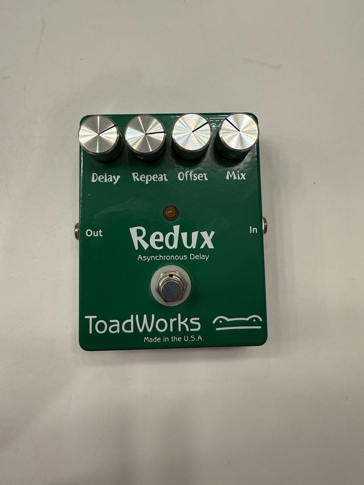 Toadworks Redux Asynchronous Digital Delay Echo Rare Guitar Effect Pedal