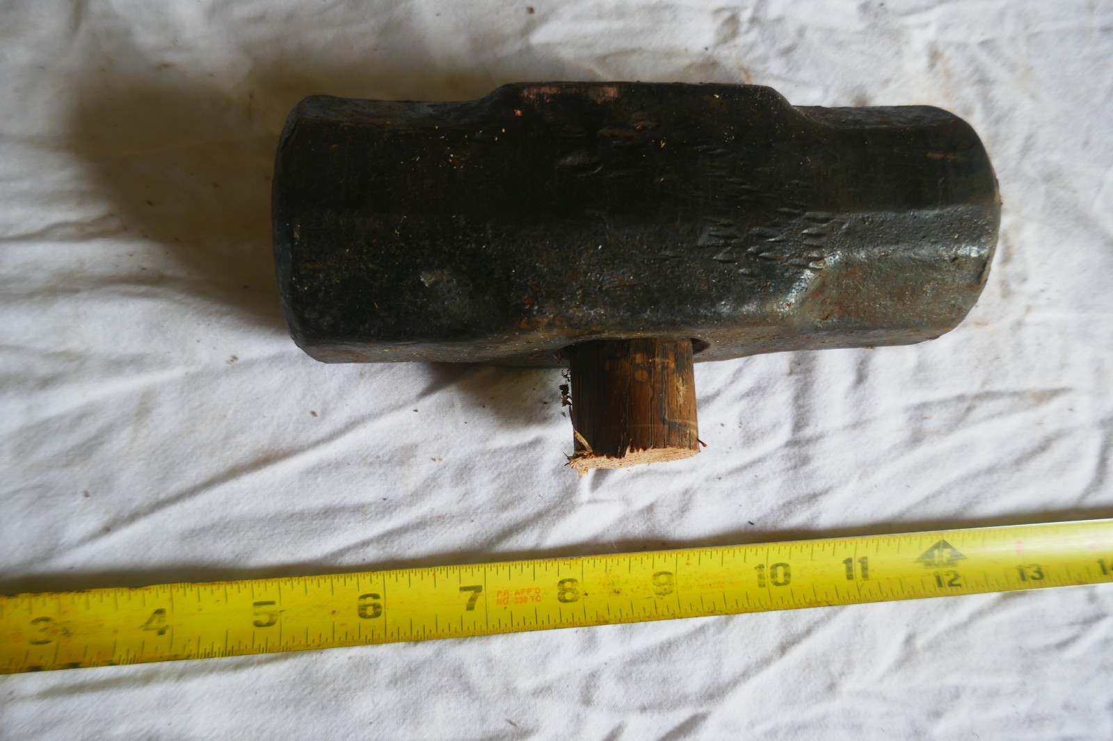 Vintage 8 lb Sledge hammer Head Lot 25-32-B