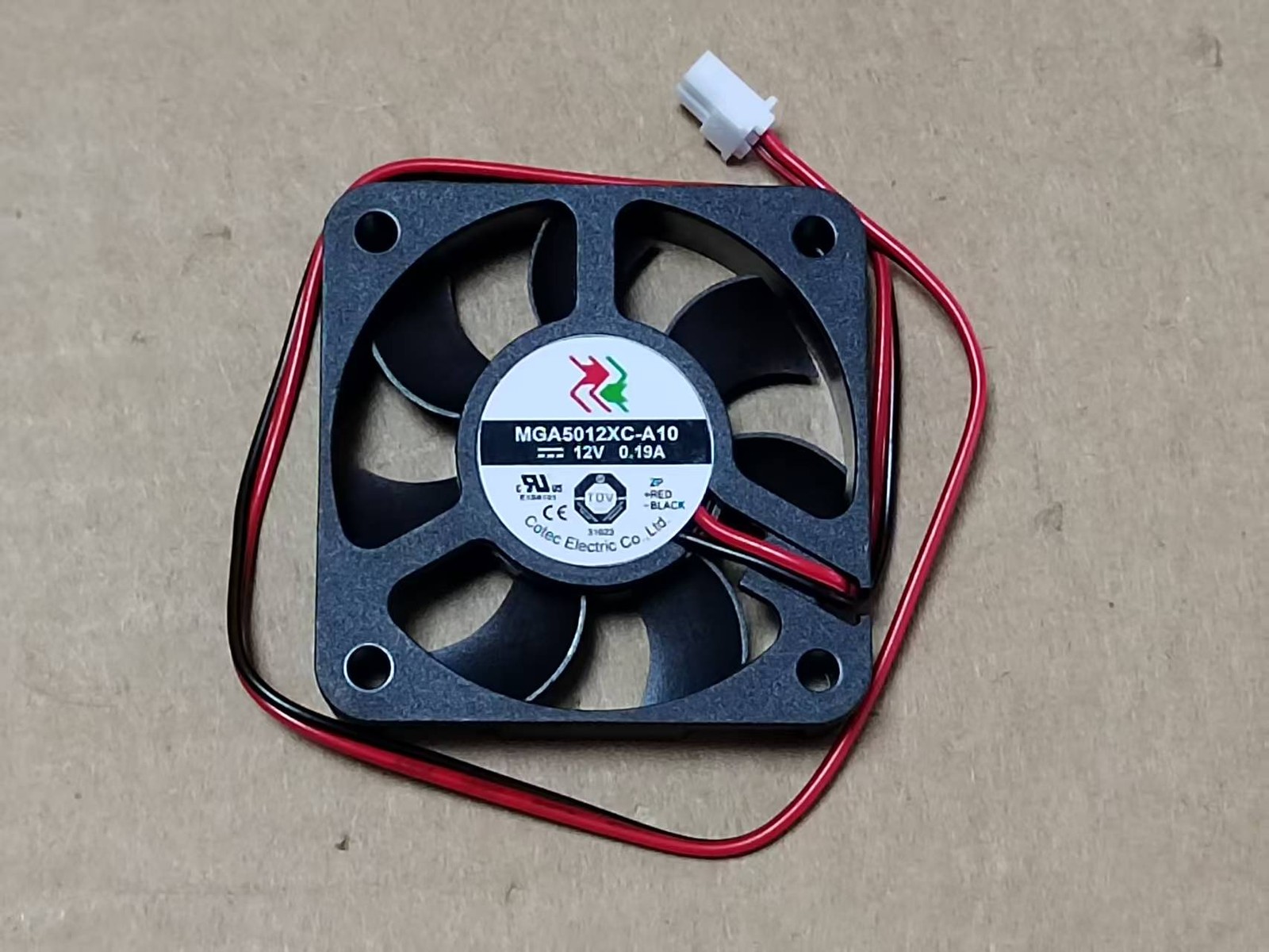 MGA5012XC-A10 DC12V 0.19A 50*10MM 5CM cooling fan