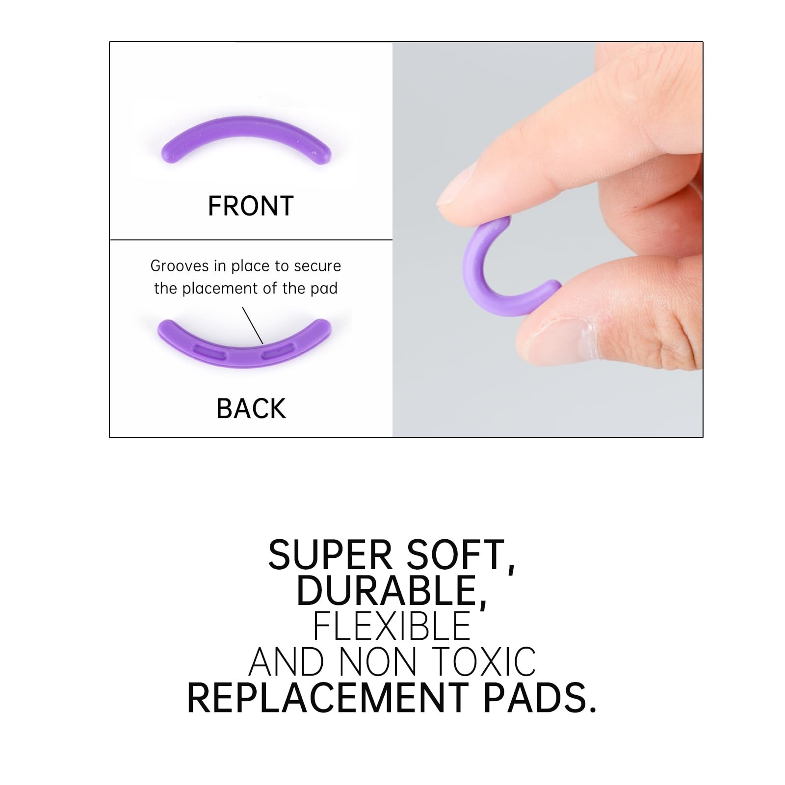 Eyelash Curler Refills Compatible with Tweezerman,Eyelash Curler Refills for ...