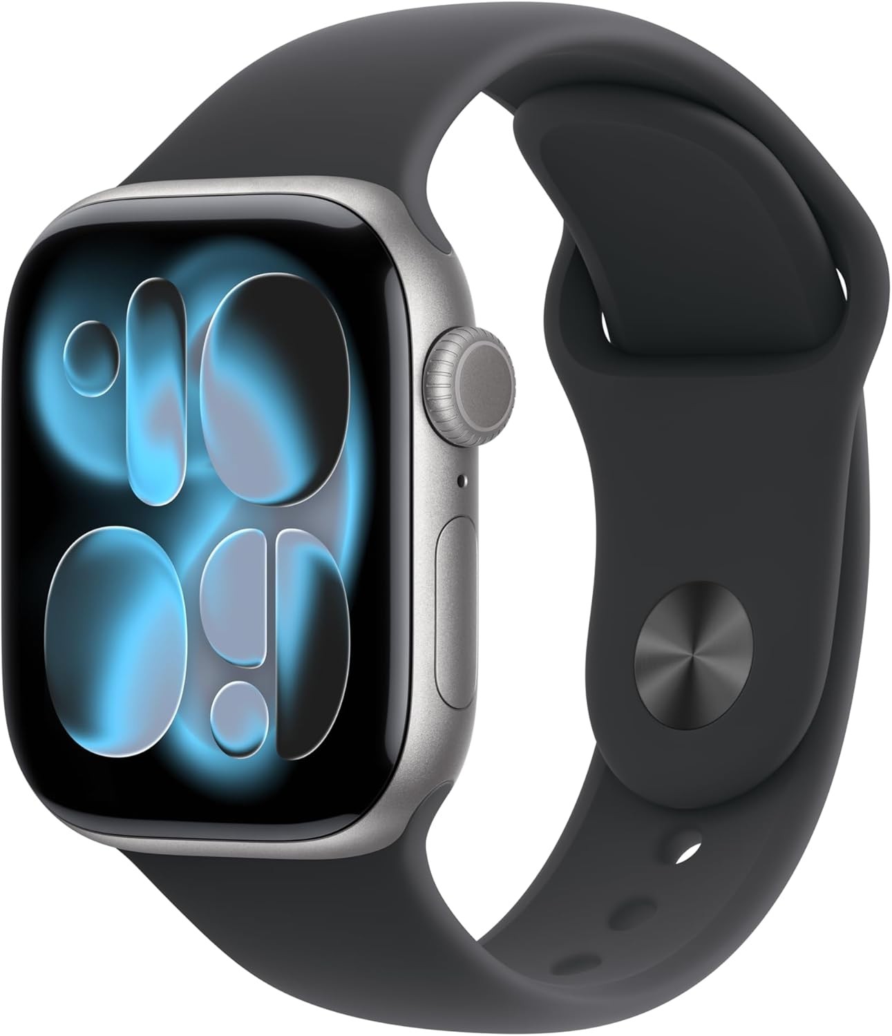 Apple Watch Series 11 42mm GPS Space Gray w/ S/M Black Sport Band MEQW4LW/A