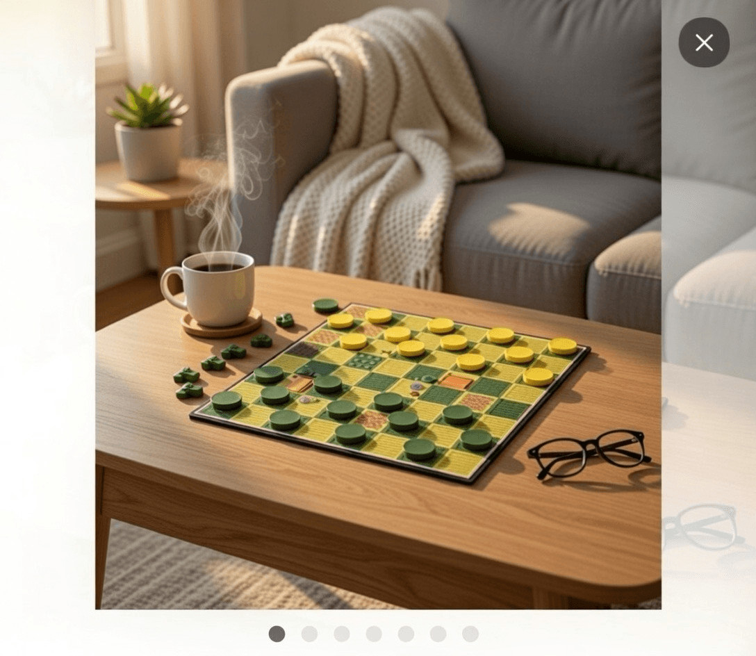 John Deere Classic Checkers Board Game w/Tractor Kings Green Yellow Complete