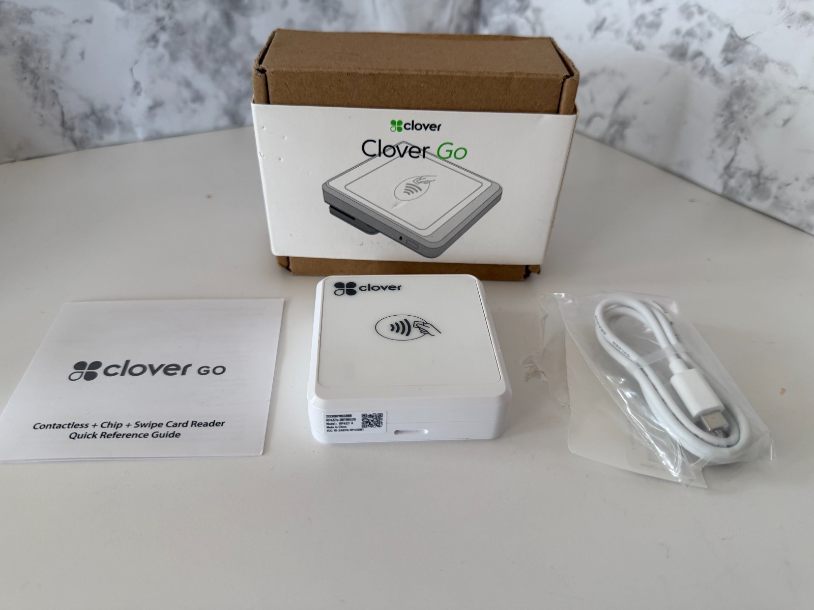 Clover Go Contactless + Chip + Swipe Card Reader - RP457A / 3rd Gen - New in Box