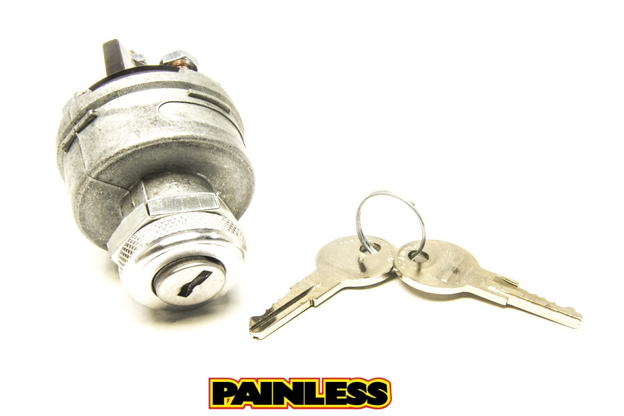 Painless Wiring 80153 Universal Dash Mount Ignition Switch w/Keys Fits 3/4″ Hole