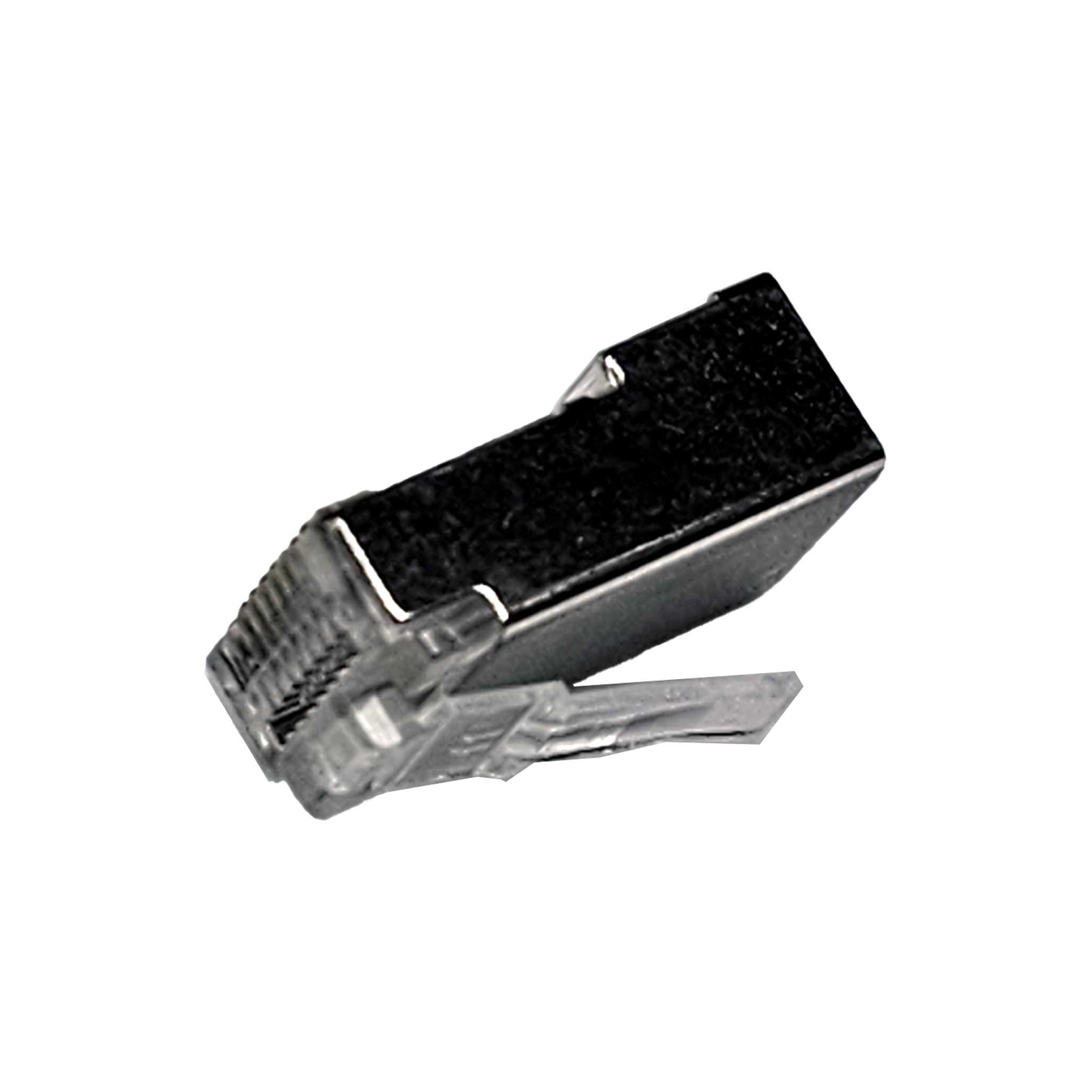 CAT6/CAT6A RJ45 8P8C Pass Through Modular Plug shielded connector, 100pcs