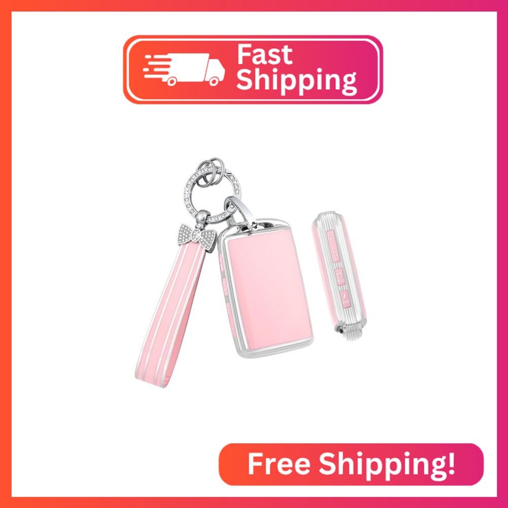 PIFOOG Key Fob Cover for Mazda CX5 CX30 CX9 CX50 3 6 CX90 Pink 4 Button Car Keys