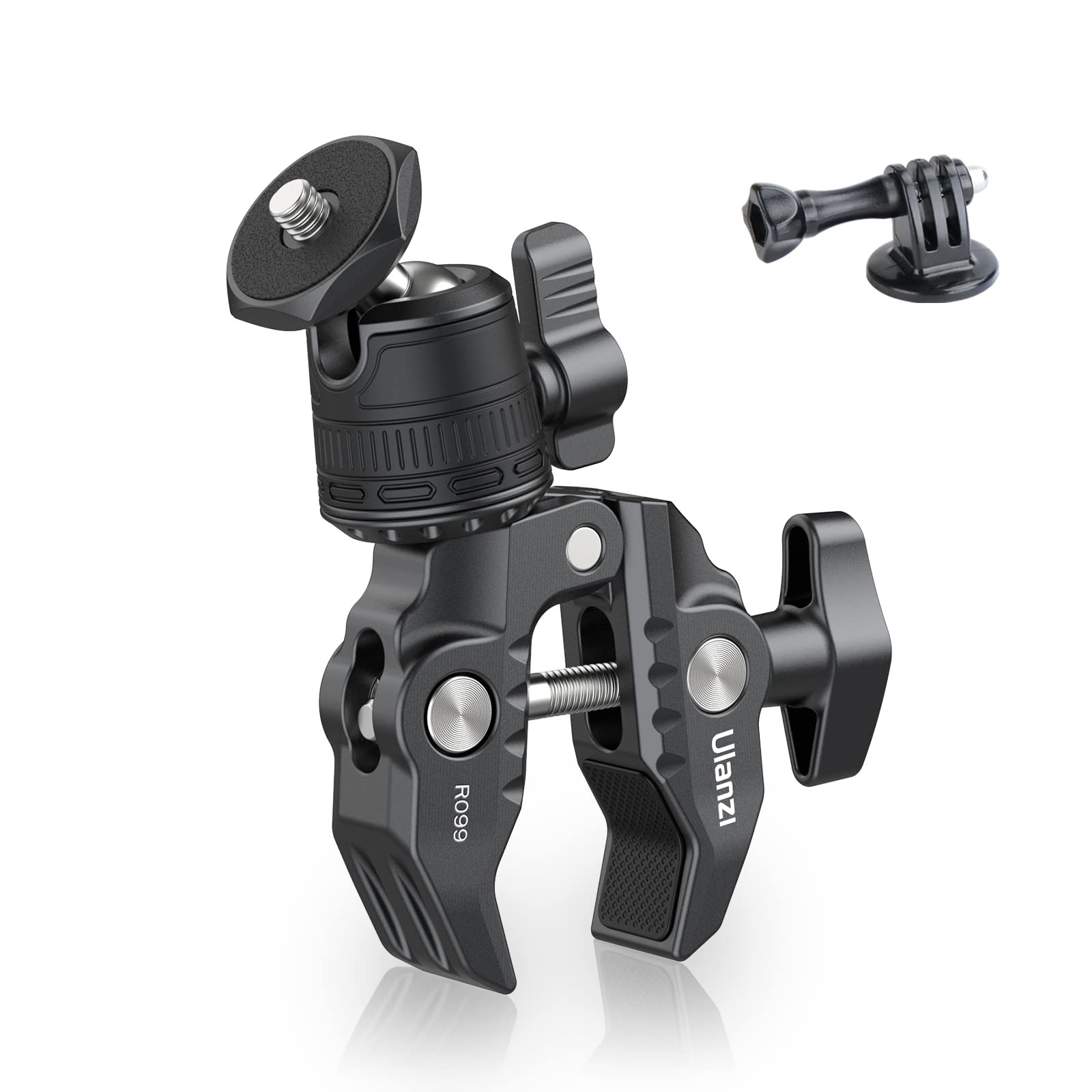 ULANZI R099 Super Clamp Camera Mount with 360° Ballhead for Bike/Bicycle/Moto...