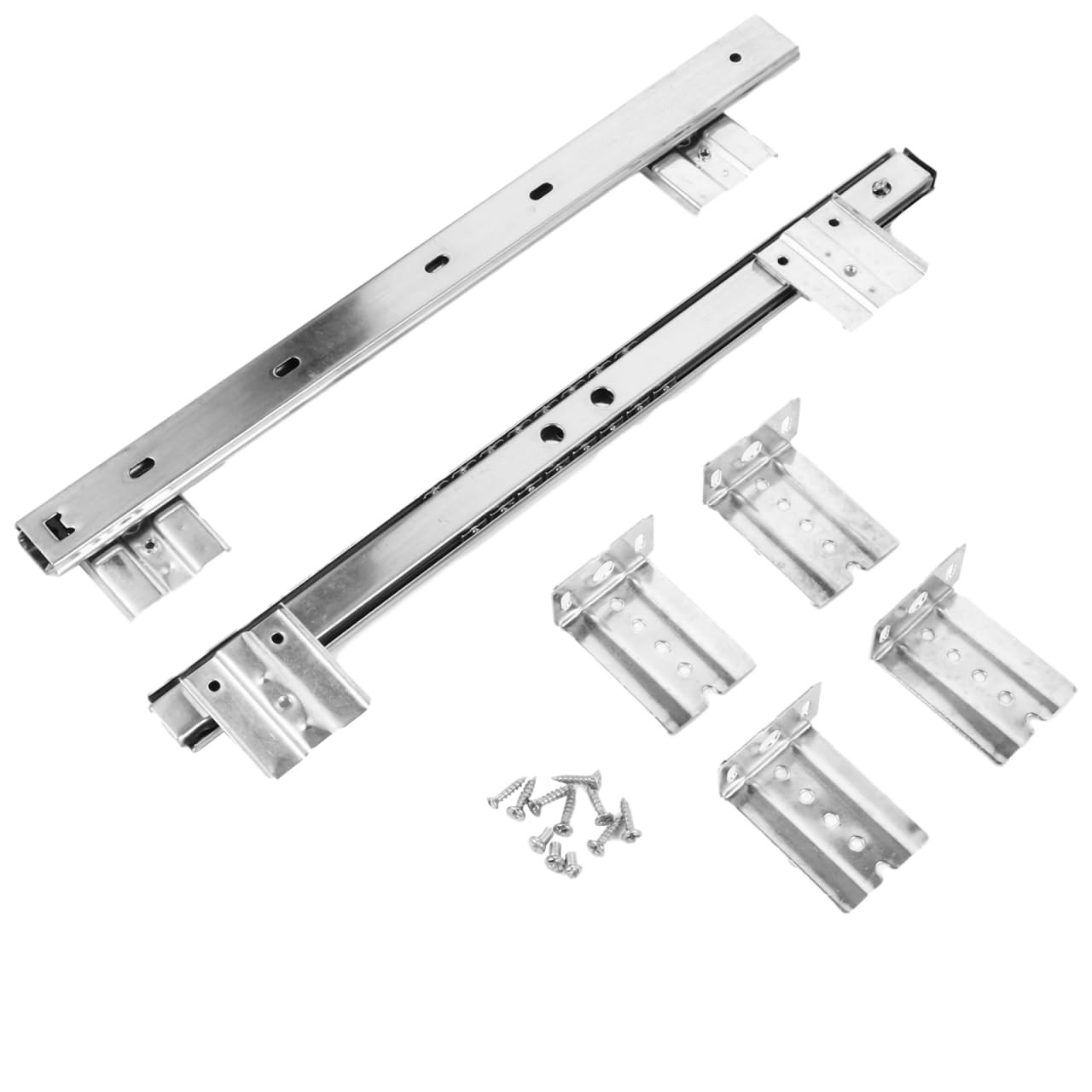 2 Pcs 14 Inch Keyboard Slide Heavy Duty Ball Bearing Slide Computer Accessori...
