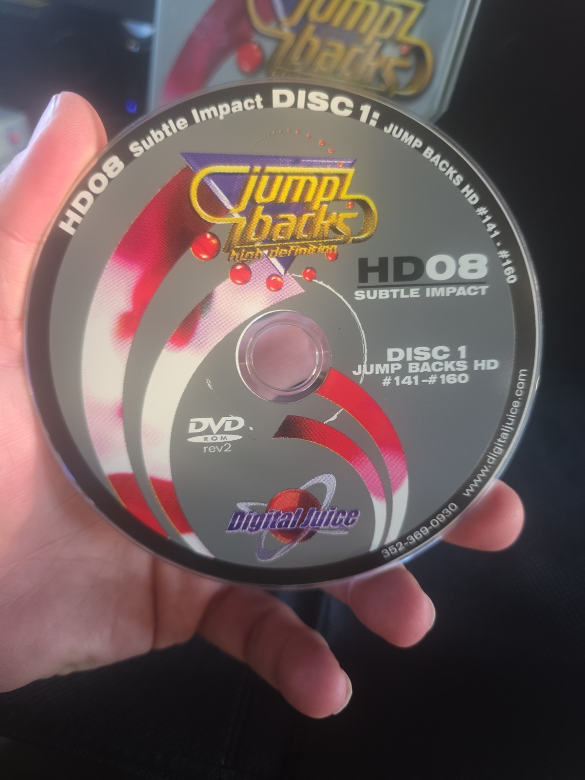 DIGITAL JUICE JUMP BACKS HIGH DEFINITION VOLUME HD08 SUBTLE IMPACT, Very Good