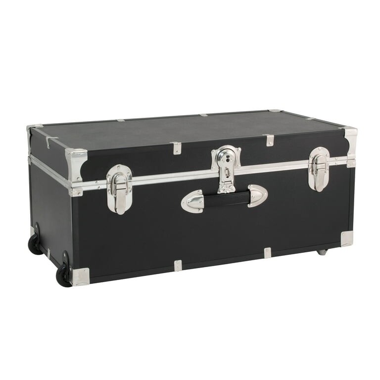 Seward Trunk SWD6115-18 Wheels & Lock 30 inch - Black
