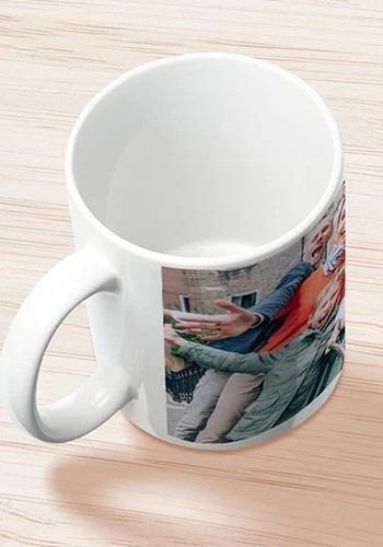 White Ceramic Mugs 12 oz Sublimation Blanks (2 Pack)