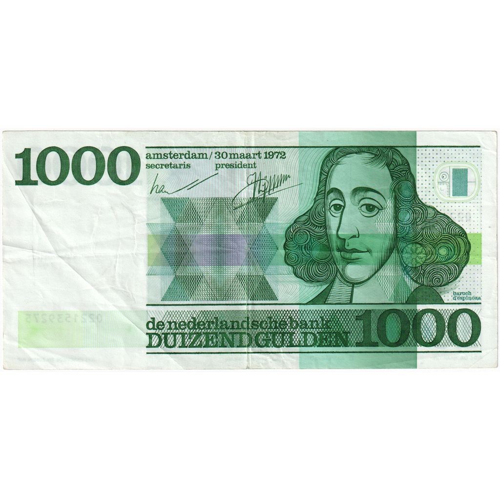 [#376860] Netherlands, 1000 Gulden, 1972-03-30, AU
