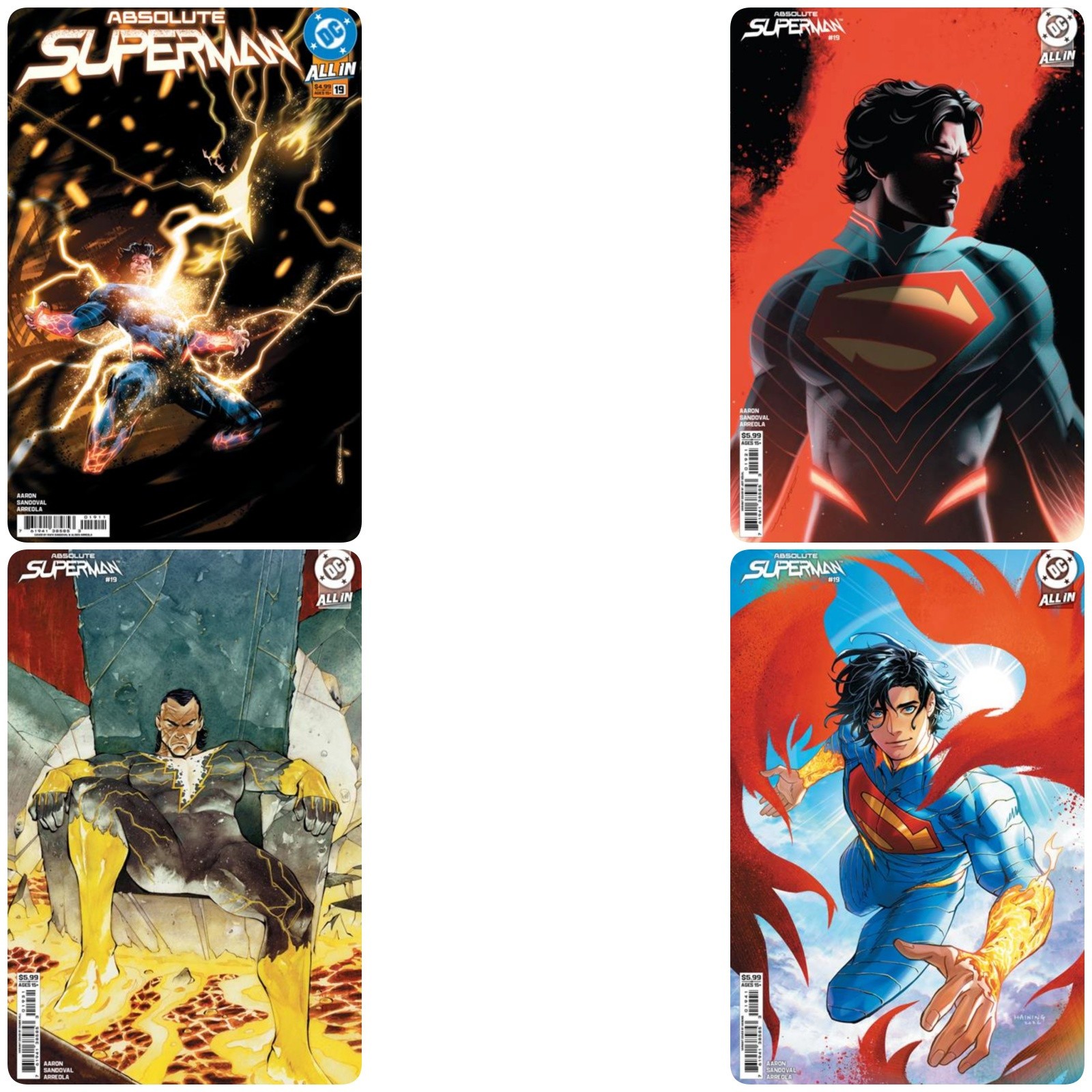 ABSOLUTE SUPERMAN #19 **COVER SELECT** OPEN PRESALE 05/06/26
