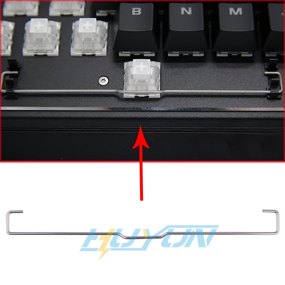 Steel Balance Bar Tray for Razer ROG Logitech Keyboard Space Bar Keycap