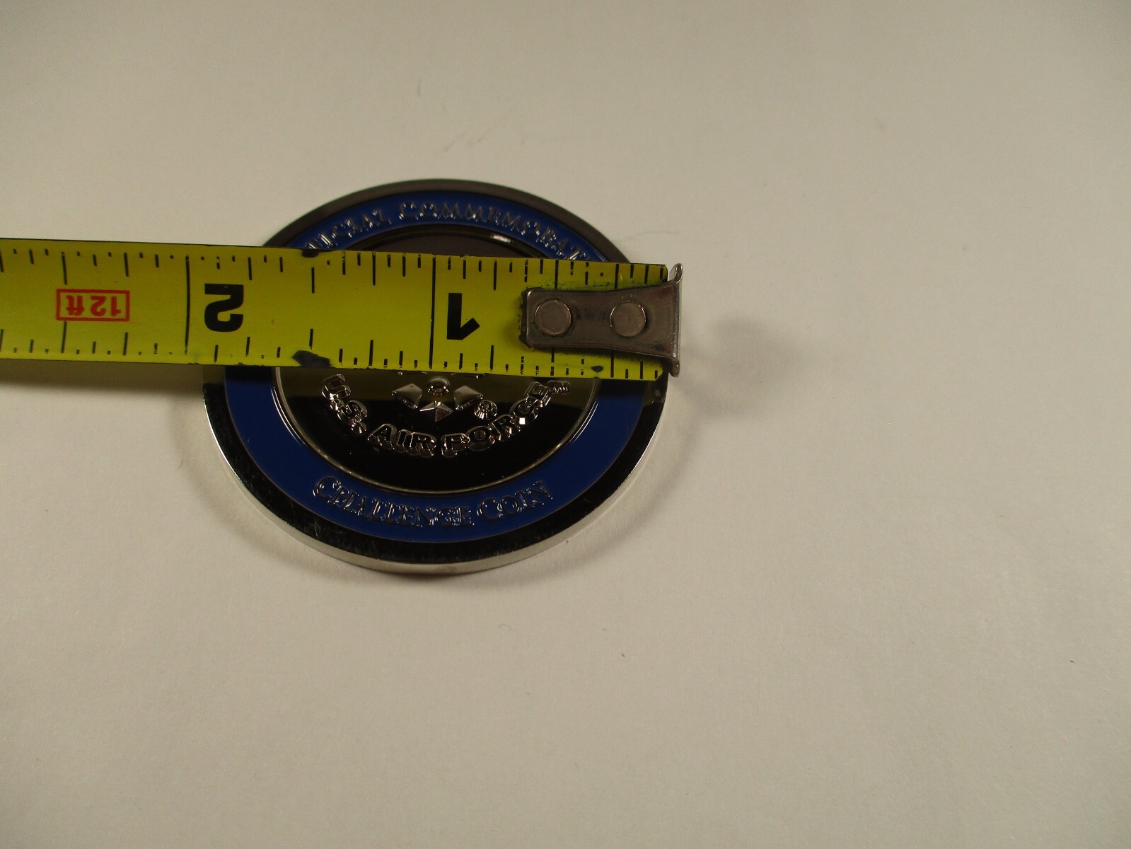 USAF AIR FORCE OFFICIAL COMMEMORATIVE Silver Toned CHALLENGE COIN USAF