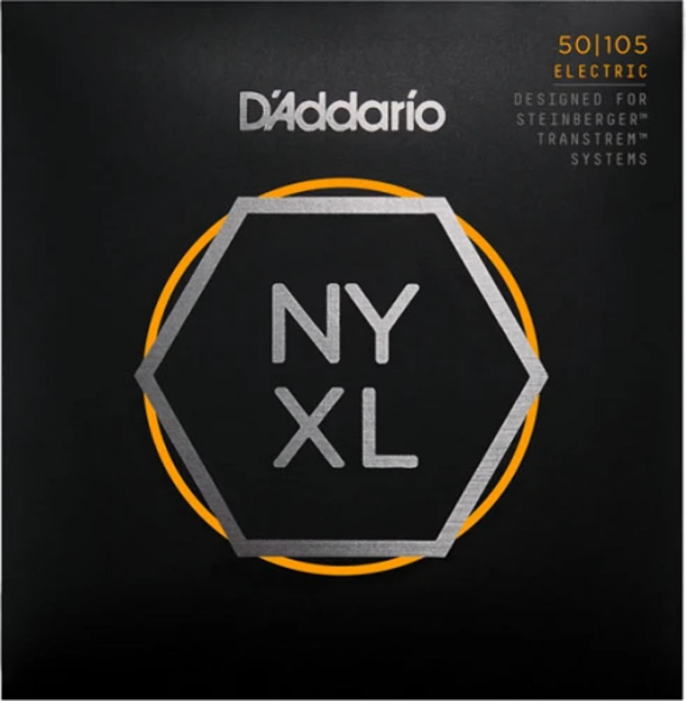 D'Addario NYXL, Long Scale, Medium, Double Ball END, 50-105 Bass Guitar Strings