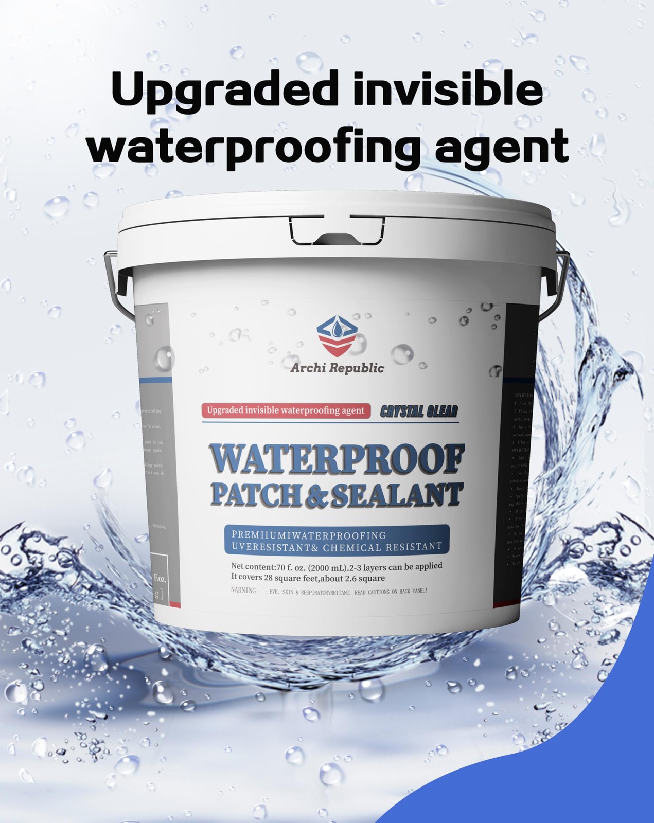 Archi Republic Clear Waterproofer - Highly Effective Waterproofing Coating That
