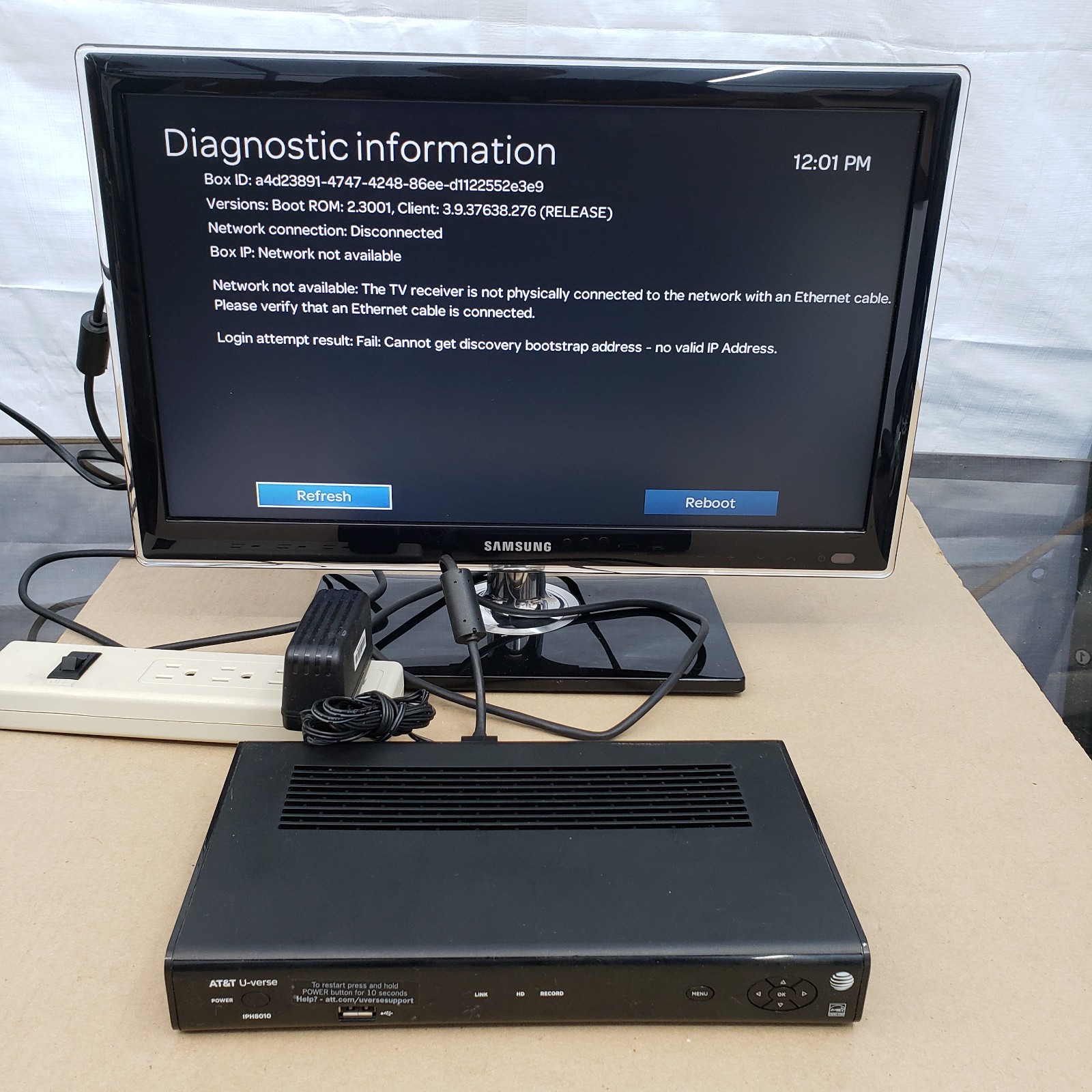 AT&T U-Verse Pace IPH8010 Used