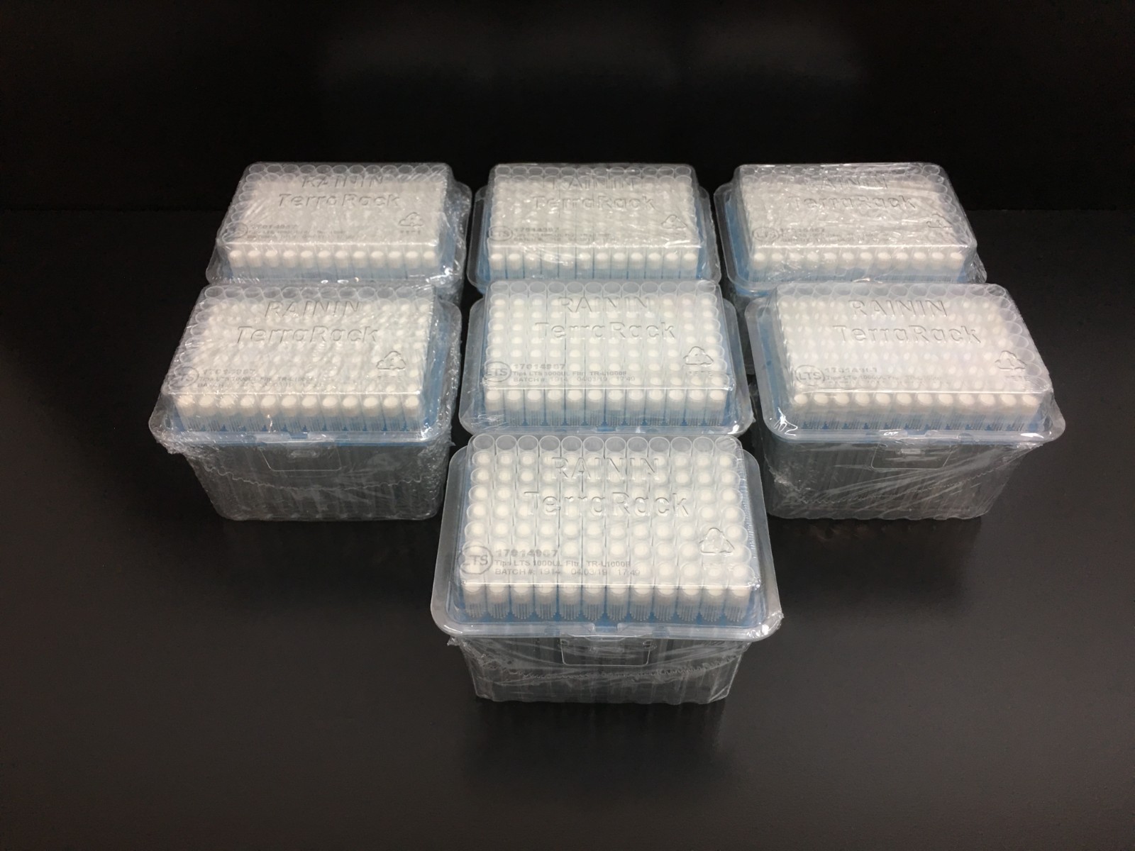 Mettler Toledo Rainin REF 17014967 Pipette Tips TR LTS 1000µL Fltr Lot 7 Racks