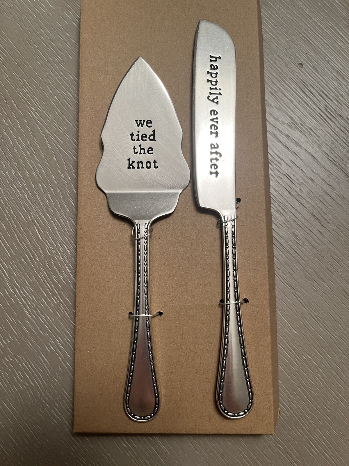 Mud Pie Wedding Cake Serving Set