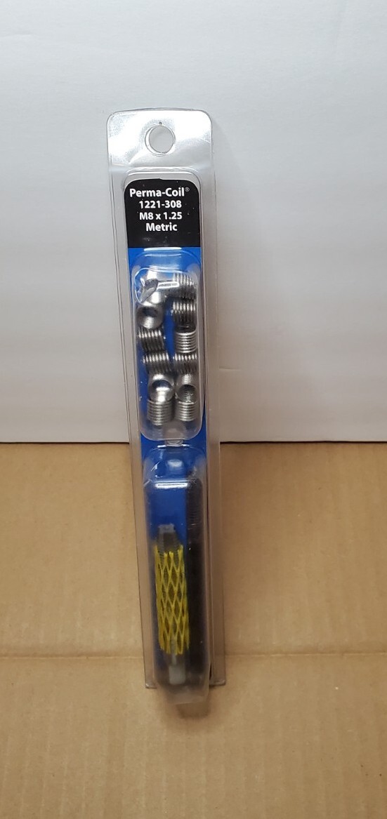 M8 x1.25 Metric Thread Repair Insert Kit Perma Coil 1221-308 8MM USA - SEALED!