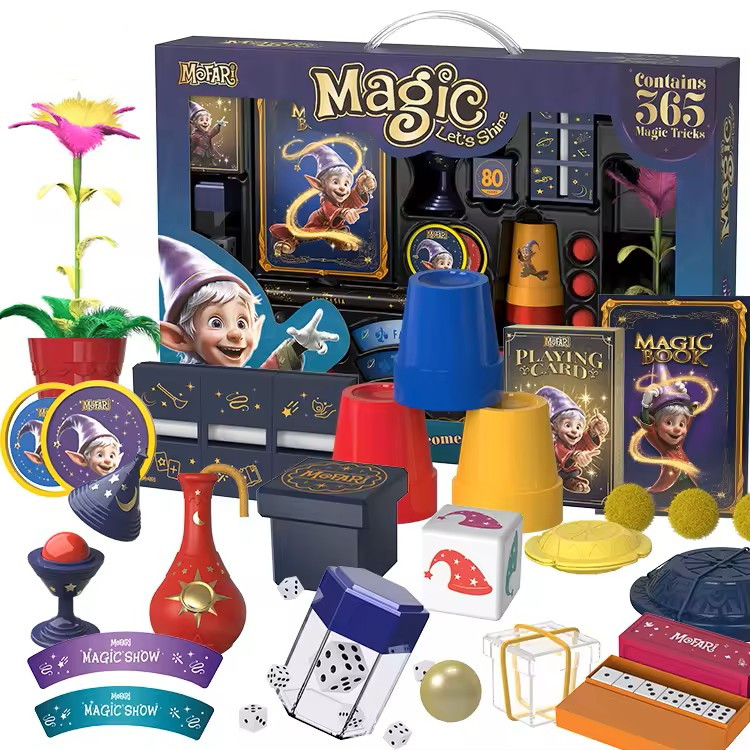 Magic Kit for Kids -365 Magic Trick Set Perfect Toy for Boys Girls