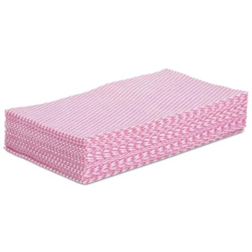 Boardwalk BWKN8140 Foodservice Wipers, Pink/white, 12 X 21, 200/carton