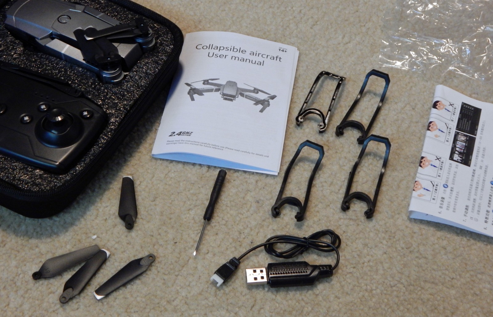 Mini Drone Collapsible Aircraft HD Camera WiFi App Controlled
