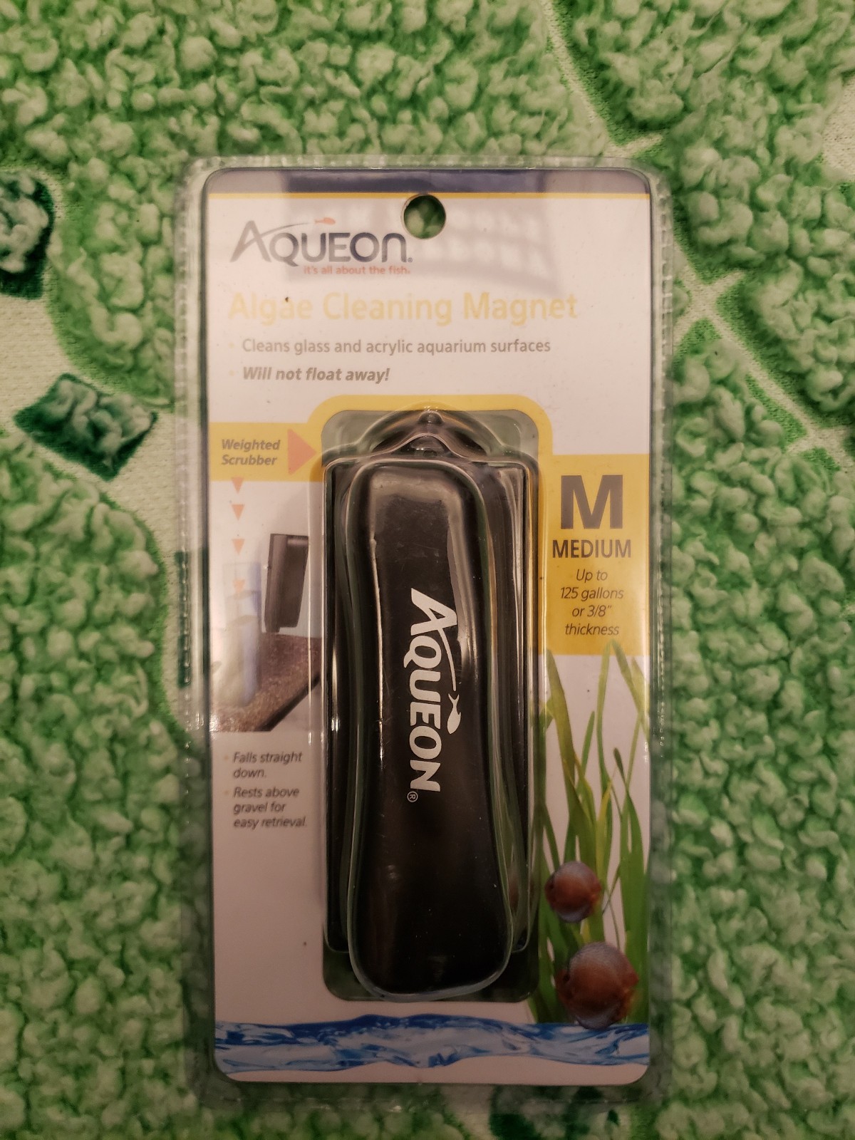 Aqueon Algae Scraper Magnet - Medium - New- Free Shipping!