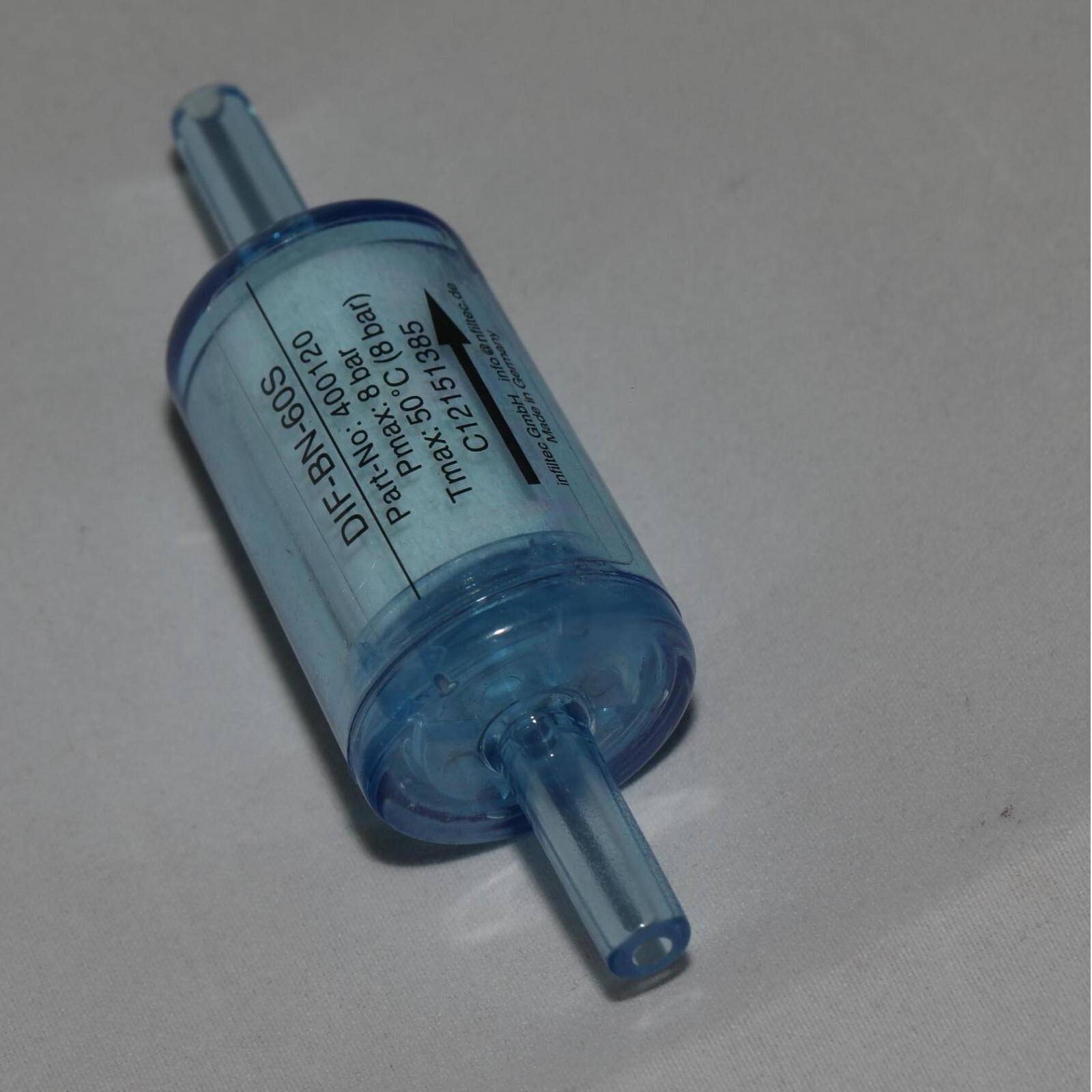 Replace Infiltec DIF-BN-60S filter cartridge flue gas analyzer