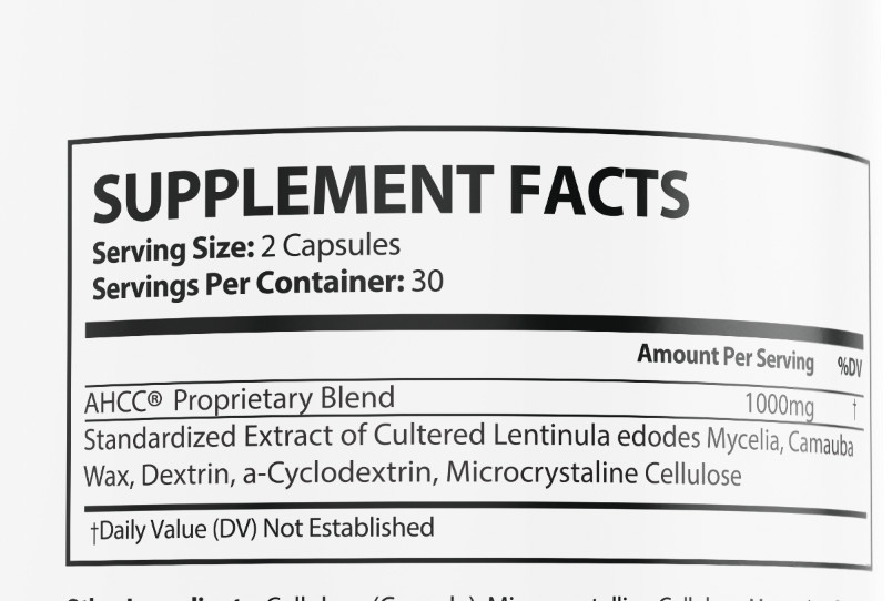 AHCC Pappilex Support Dietary Supplement 60 Capsules