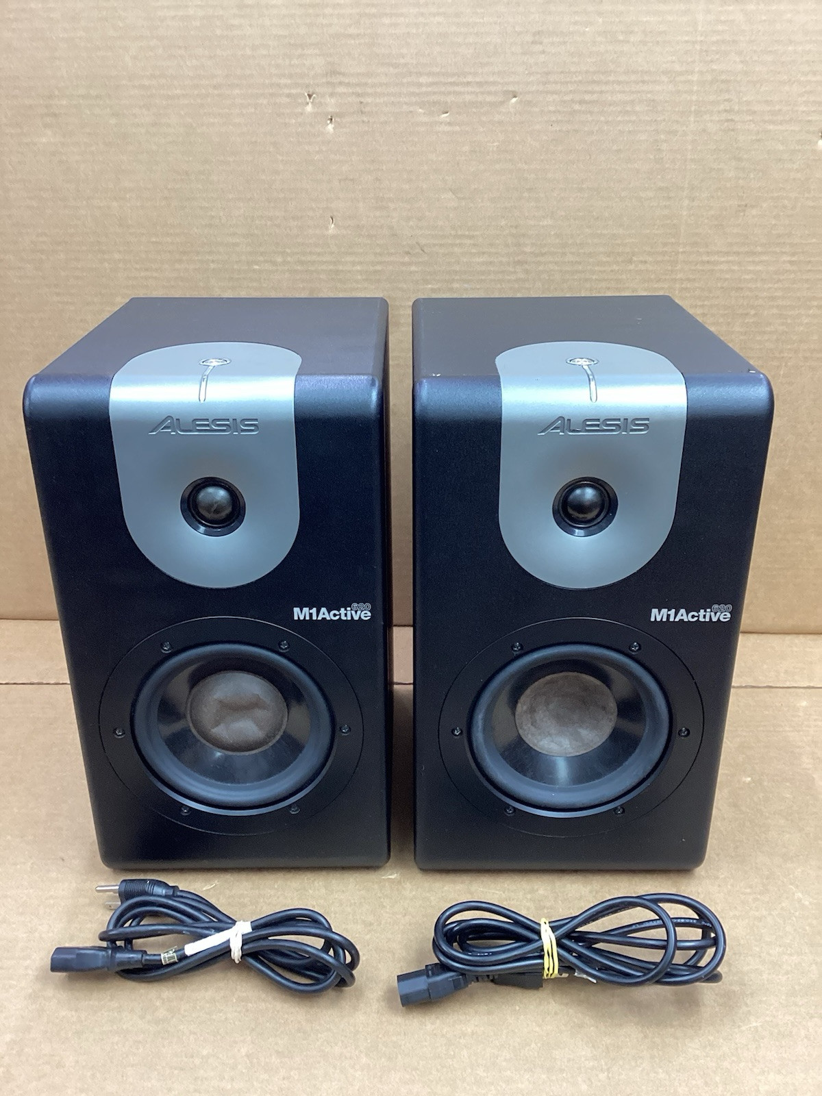 (Pair) Alesis M1 Active 620 Powered Studio Monitor Speaker Tested