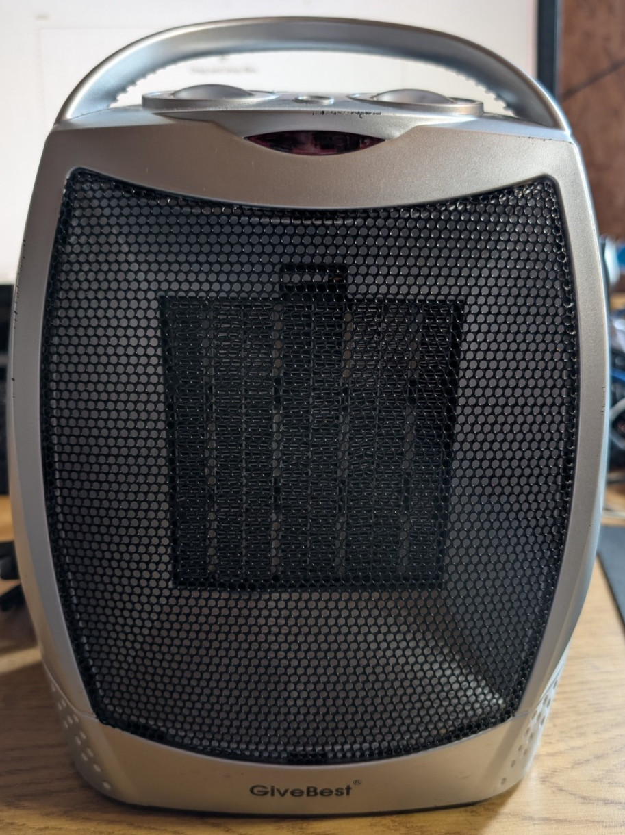 GIVEBEST Portable Electric Space Heater with Thermostat PTC-905