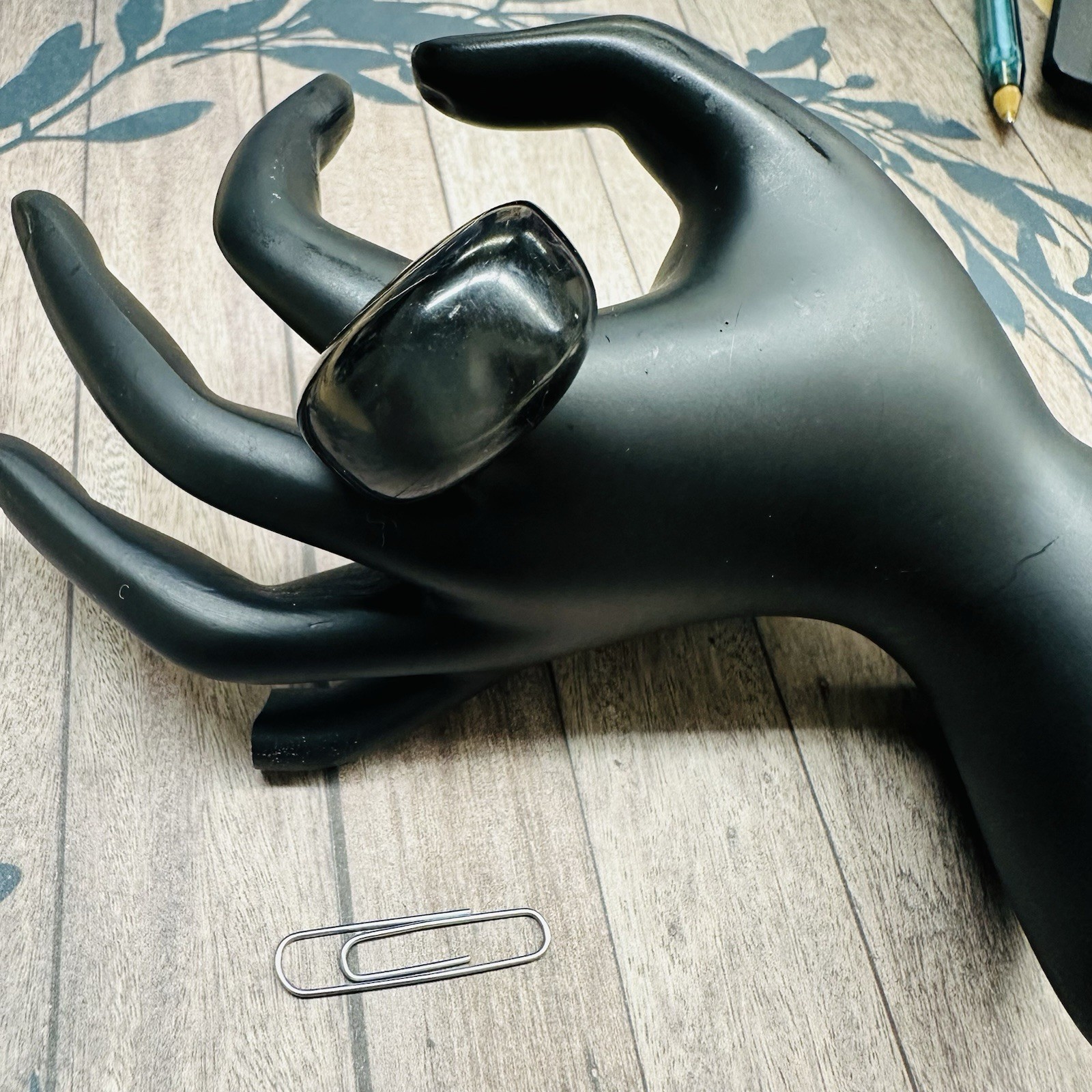 Artisan Made Carved Horn Ring B5