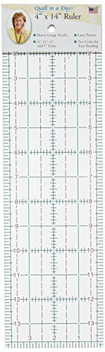 Quilt In A Day 4-Inch by 14-Inch Ruler