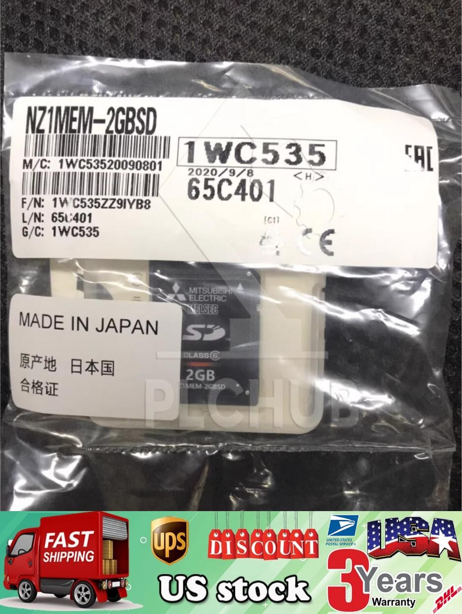 1PC New Mitsubishi NZ1MEM-2GBSD NZ1MEM2GBSD 2GB Memory Card Free Ship #TT
