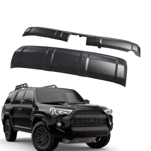 Matte Black Front & Rear Bumper Valance Panel Molding Compatible with 4Runner
