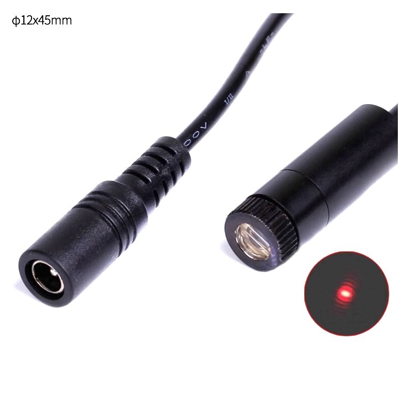 Adjustable Focus 635nm Red Dot 10mw-100MW Laser Module 12x45mm